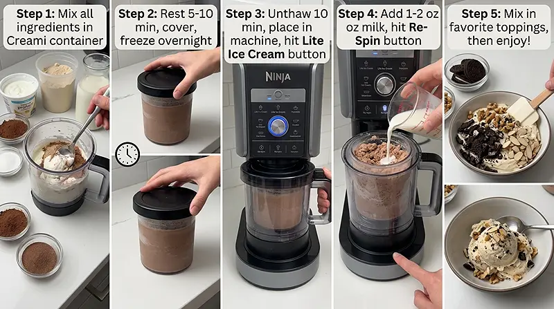 ninja creami protein dessert