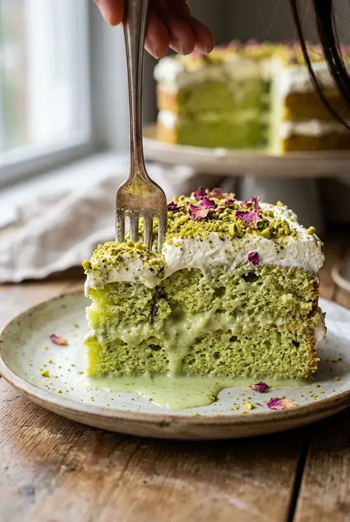 pistachio milk cake recipe