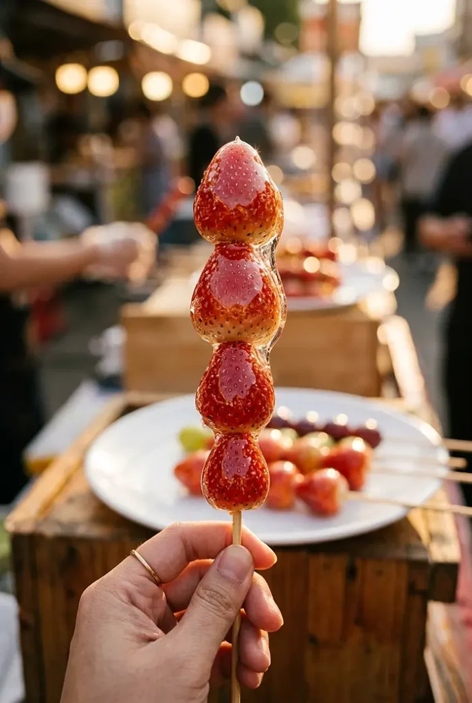 strawberry tanghulu recipe