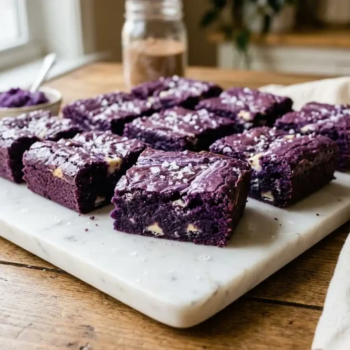 Ube Brownies 6 ube brownies