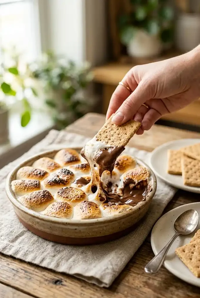 air fryer s’mores dip recipe