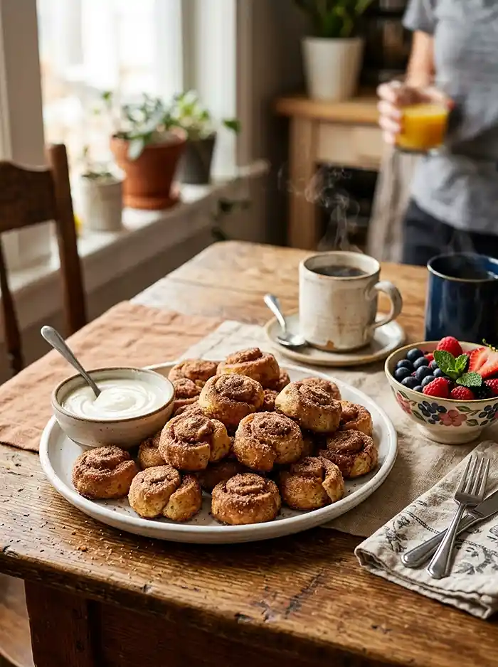 biscuit dough cinnamon bites air fryer