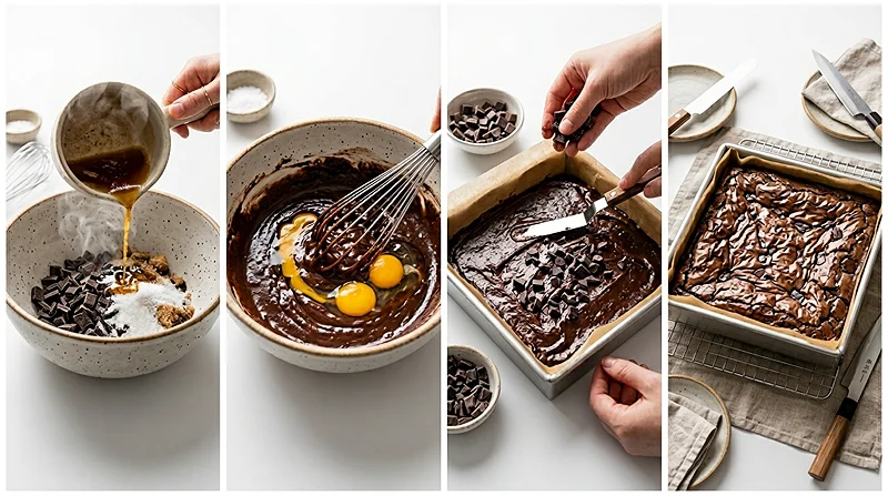 chocolate mochi brownies