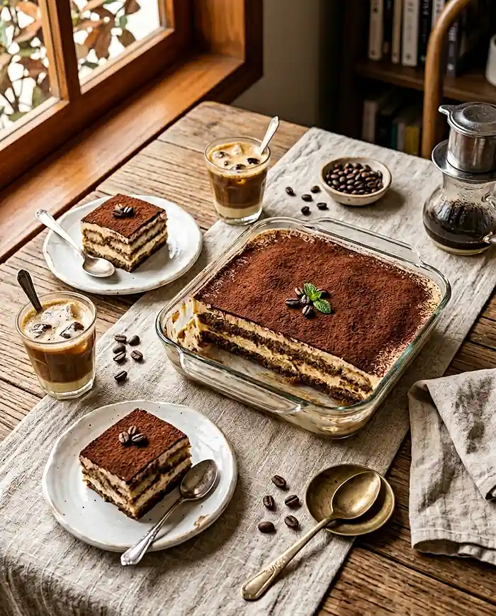condensed milk tiramisu