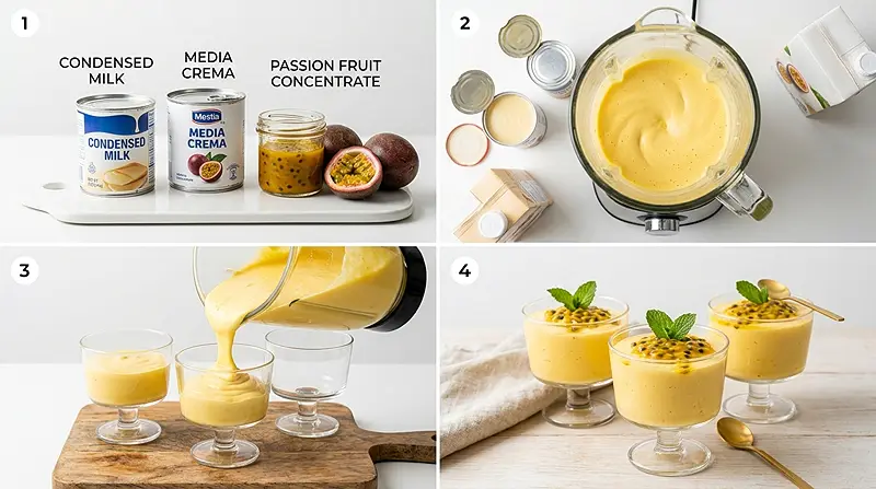easy maracuya mousse