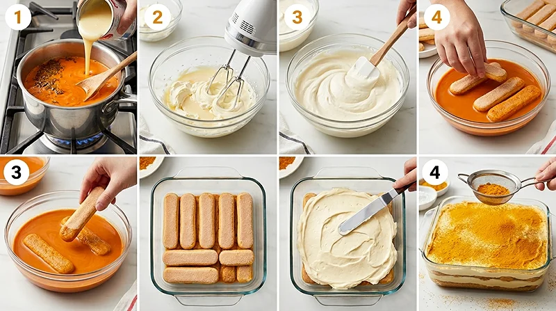 easy thai tea tiramisu