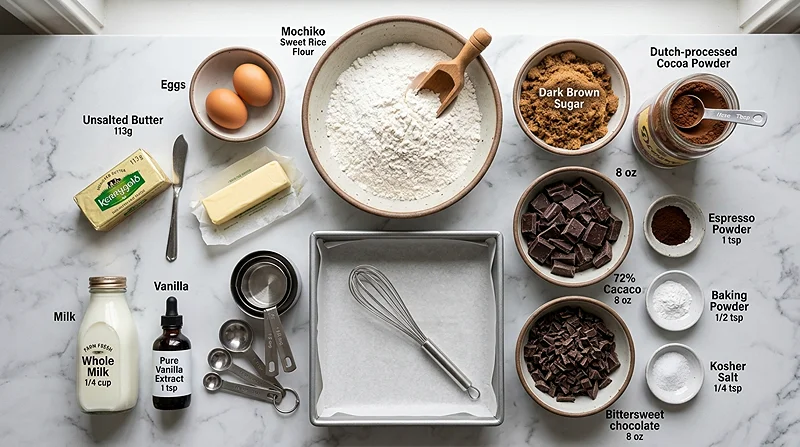 mochi brownie recipe