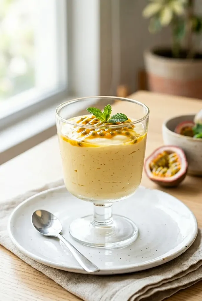 passion fruit mousse 3 ingredients