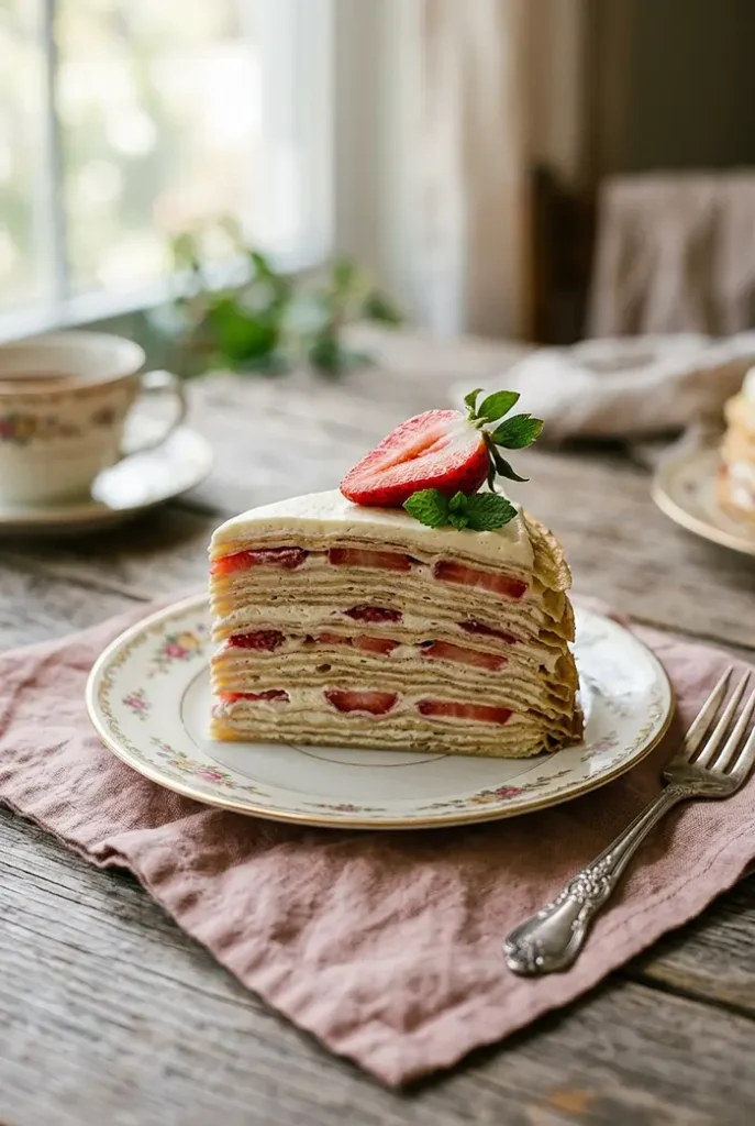 strawberry crepe cake recipe