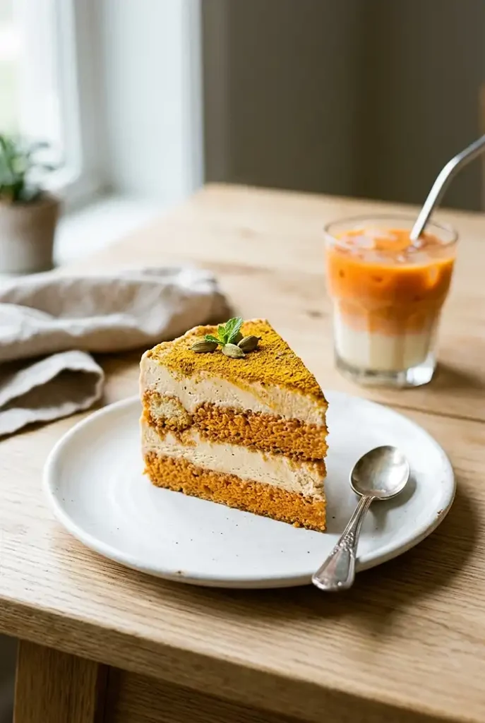 thai milk tea tiramisu