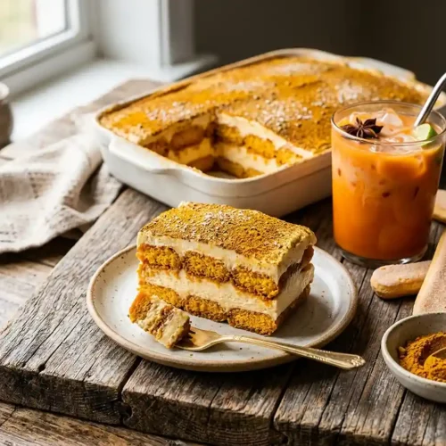 thai tea tiramisu