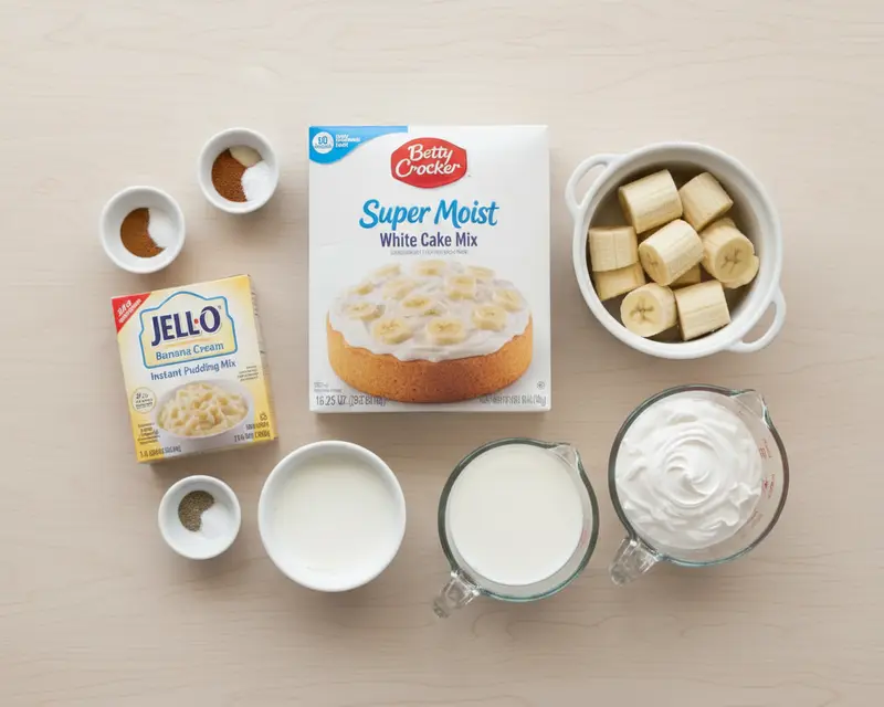 Easy Banana Cake With Cake Mix 2 Banana Cake With Cake Mix ingredients