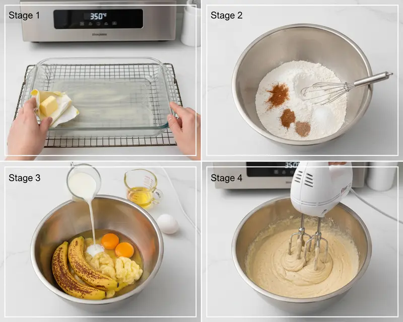 Easy Banana Cake With Cake Mix 3 Banana Cake With Cake Mix cooking process