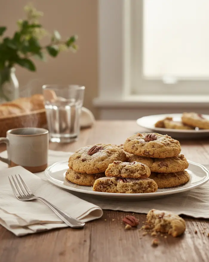 The Ultimate Guide to Easy Pecan Cookies 8 Pecan cookies serving suggestion