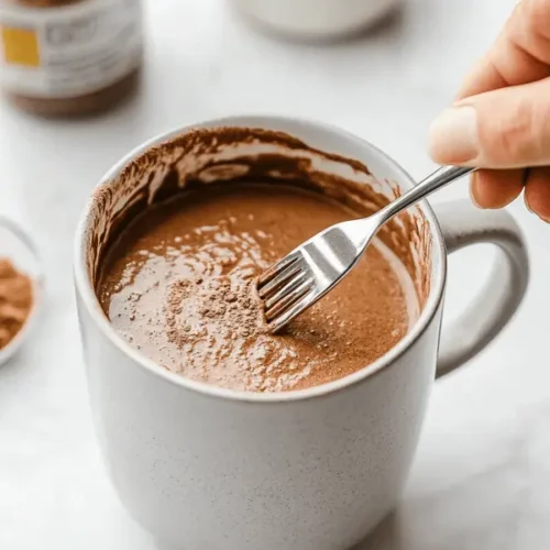3 ingredient protein mug cake