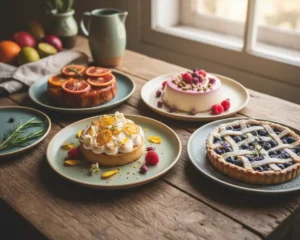 Sweet Fruit, citrus & floral desserts