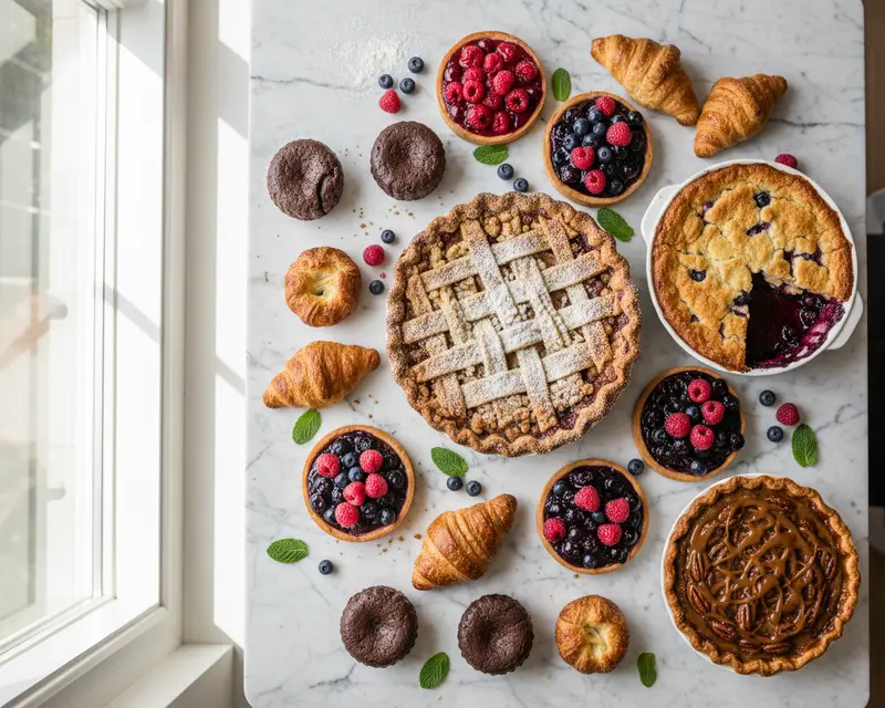 Pies, cobblers & pastry desserts 2 Category overview for Pies, cobblers & pastry desserts