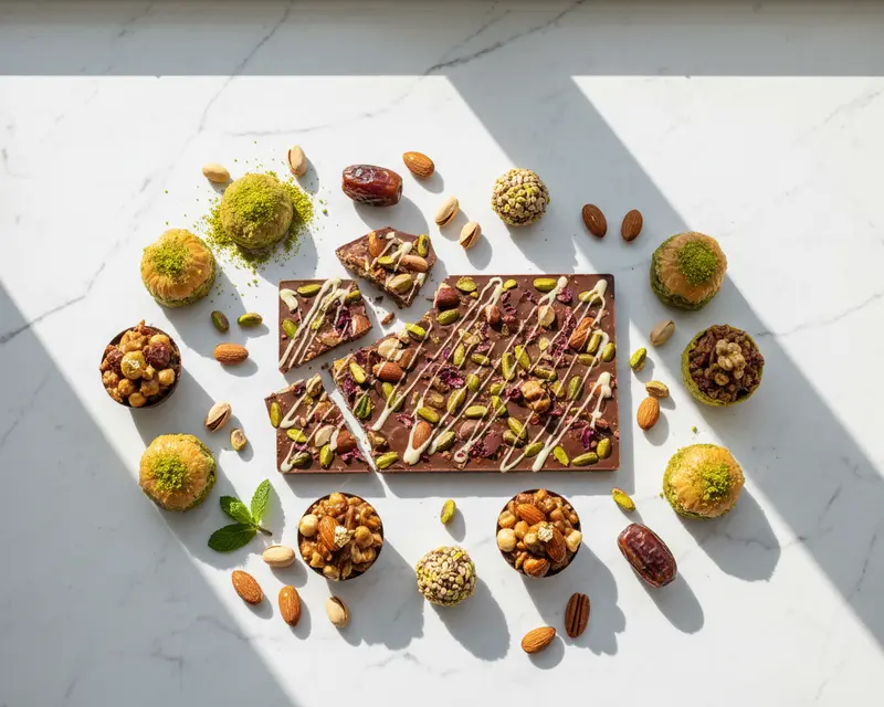 Pistachio, Dubai chocolate & nut desserts 2 Category overview for Pistachio, Dubai chocolate & nut desserts