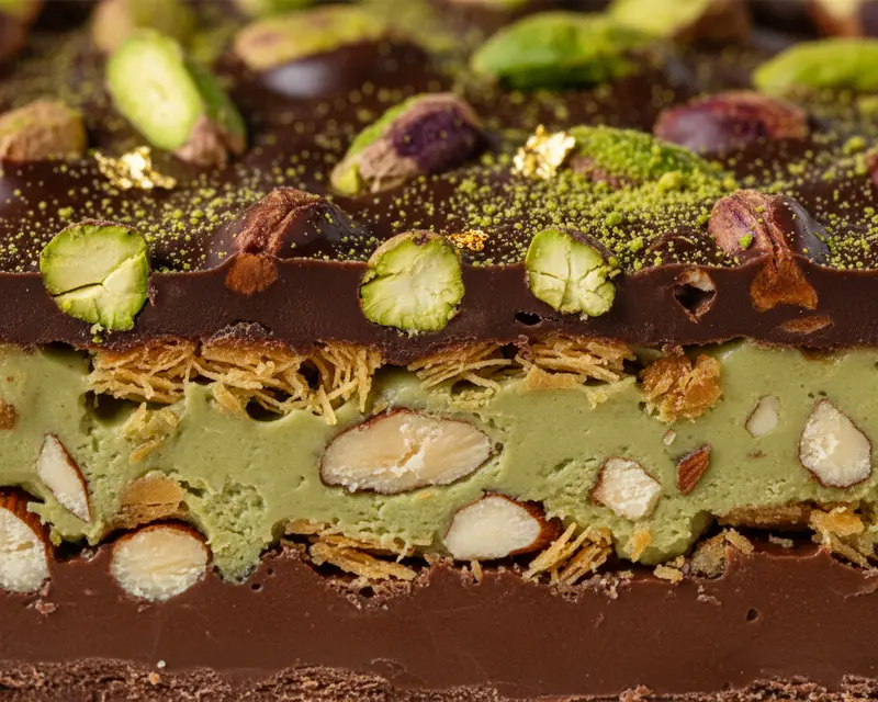 Pistachio, Dubai chocolate & nut desserts 3 Technique guide for Pistachio, Dubai chocolate & nut desserts