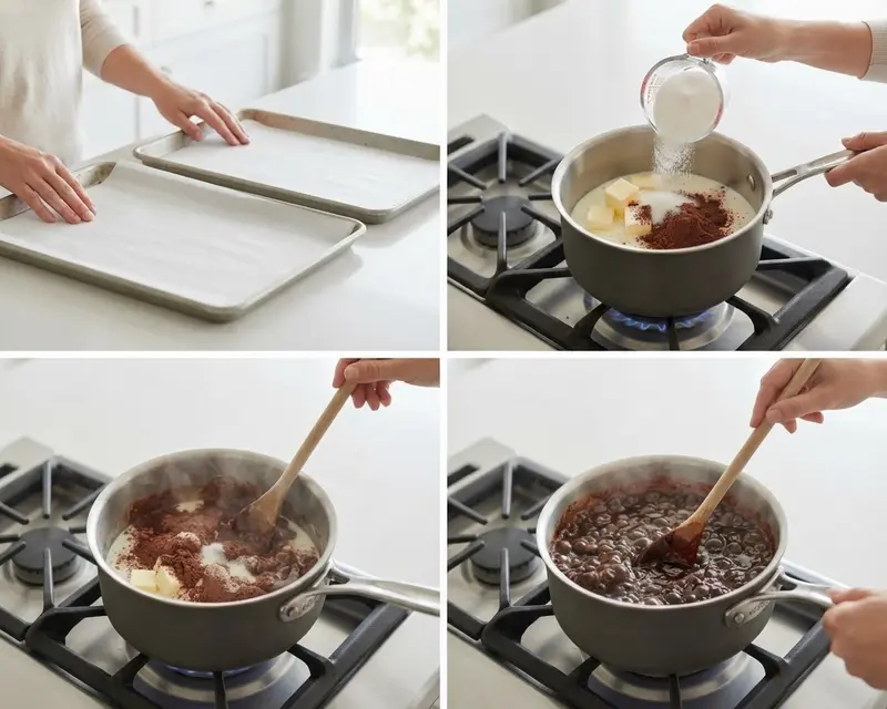 Best No Bake Cookies for a Christmas Cookie Exchange cooking process
